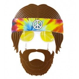 Lunettes Hippie avec Barbe