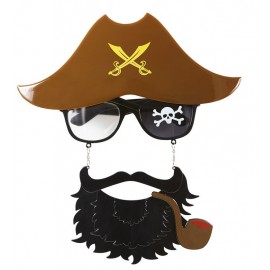 Lunettes de Capitaine Pirate avec Barbe