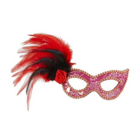 Masque de Carnaval avec Plumes