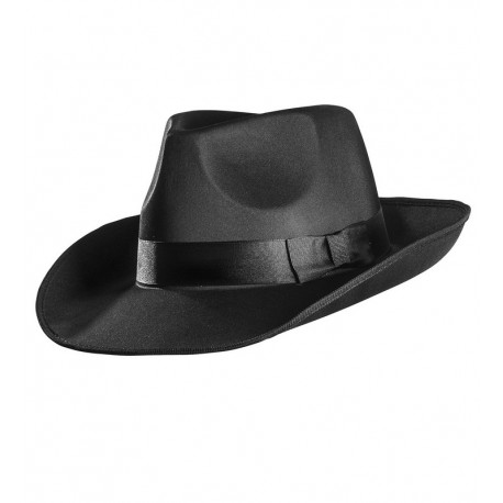 Chapeau de Gangster en Satin