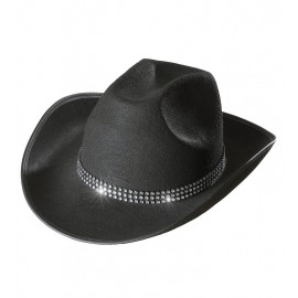 Chapeau de Cow-boy avec Bords en Strass