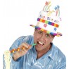 Chapeau Happy Birthday en Velours
