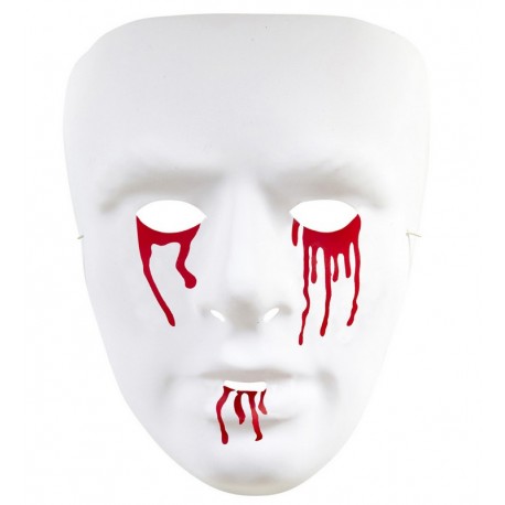 Masque aux Yeux et Bouche Sanglants en PVC