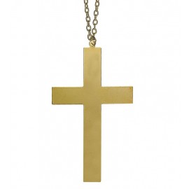 Collier avec Croix Dorée