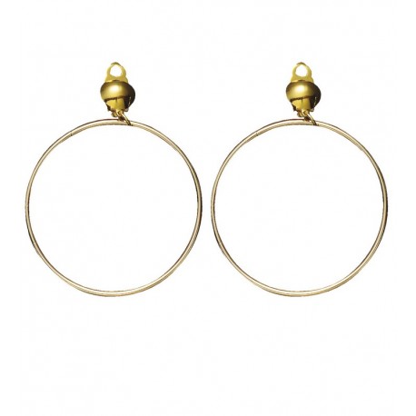 Boucles d'Oreilles Créoles de Gitane