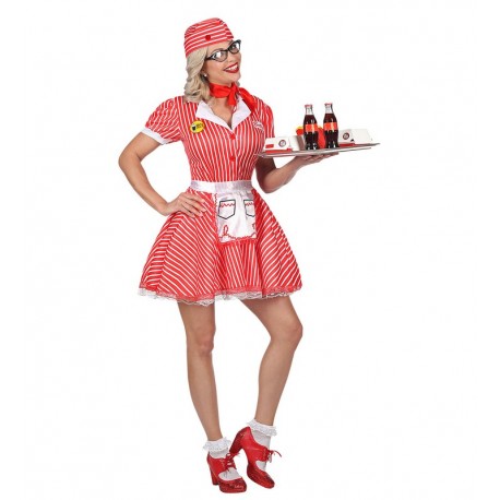 Costumes de serveuse 50's pour femmes