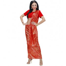 Déguisement de sari de Bollywood pour femmes