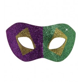 Masque Mardi Gras avec Paillettes