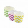 12 Caissettes à Cupcake Chevron