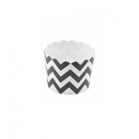 12 Caissettes à Cupcake Chevron