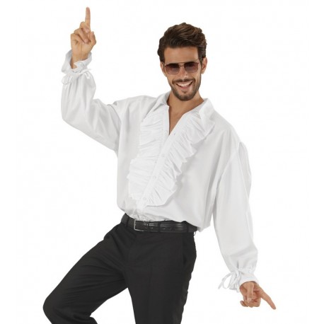 Chemise à volants pour hommes