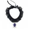 Collier gothique avec pierre violette