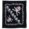 Bandana Noir avec Crâne de Pirate