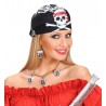 Bandana Noir avec Crâne de Pirate