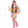 Costume Fille Hippie Arc-en-Ciel