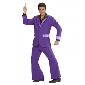 Costumes de Soirée Disco Lilas pour Hommes