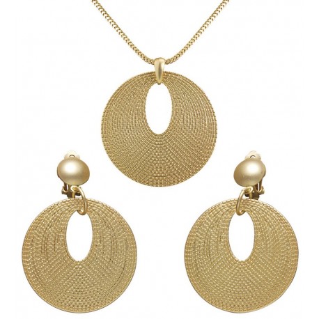 Ensemble collier et boucles d'oreilles romains
