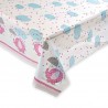 Nappe Baby Shower Fille Avec Elephant 137 x 213 cm