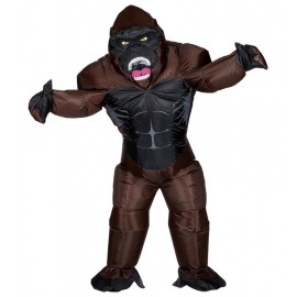 Costume de Gorille Gonflable avec Éventail