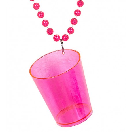 Collier avec Verre à Shot Fluor