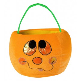 Sac à citrouille 20x14 cm pour l'Halloween