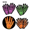 Gants Squelette 3D Fluorescents pour Enfant