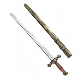 Épée Chevalier Antique avec Fourreau 75 cm