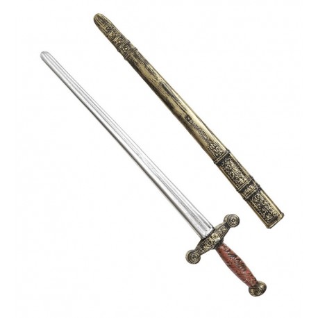 Épée Chevalier Antique avec Fourreau 75 cm