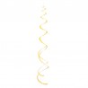 8 Pendentifs forme Spirale 66 cm