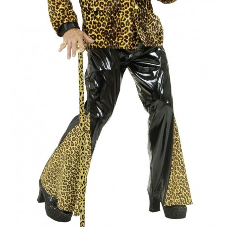 Pantalon à clochettes en léopard