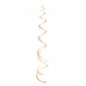 8 Pendentifs forme Spirale 66 cm