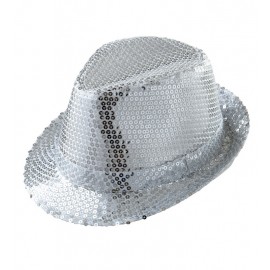 Fedora à paillettes