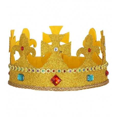 Couronne royale Pailletée avec Pierres