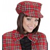Chapeau en tartan et nœud papillon en tartan