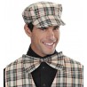 Chapeau en tartan et nœud papillon en tartan