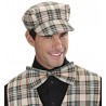 Chapeau en tartan et nœud papillon en tartan