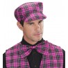 Chapeau en tartan et nœud papillon en tartan