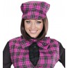 Chapeau en tartan et nœud papillon en tartan