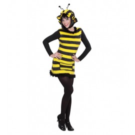 Costume d'abeille avec chapeau pour femme