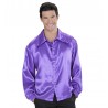 Chemise Disco satin Années 70