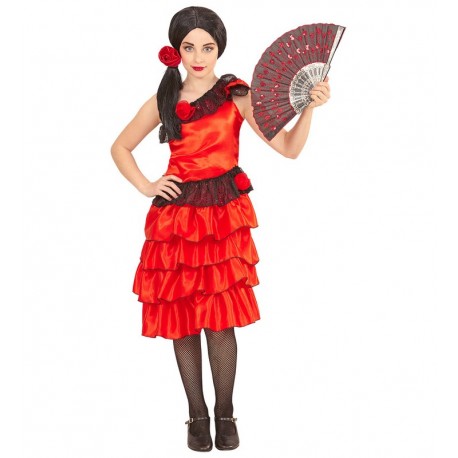 Costumes courts de flamenco pour enfants