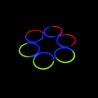 Bracelets Fluorescents Bicolores (100 u.)
