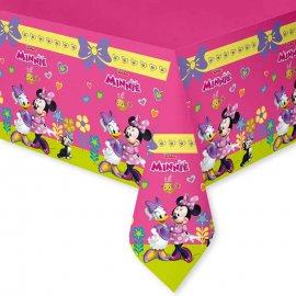 Nappe en Plastique Minnie Rose 120 x 180 cm Nappe en Plastique Minnie Rose 120 x 180 cm