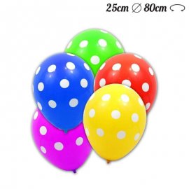 Ballons Pois Latex 25 cm Ballons Pois Latex 25 cm