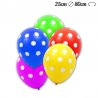 Ballons Pois Latex 25 cm