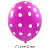 Ballons Pois Latex 25 cm