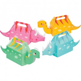 4 Boîtes 3D Dino Party