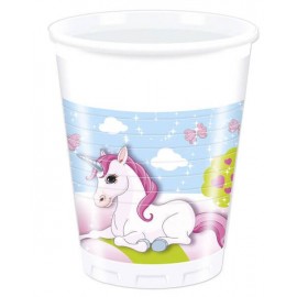 Gobelets Licorne en Plastique