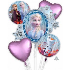 Bouquet de Ballons La Reine des Neiges