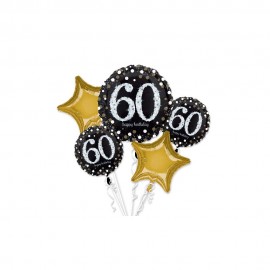 Bouquet de Ballons 60 Ans Elegant